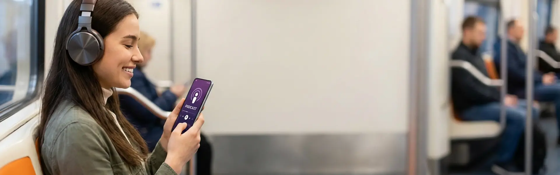 Podcast listeners receiving exclusive content through digital wallet passes